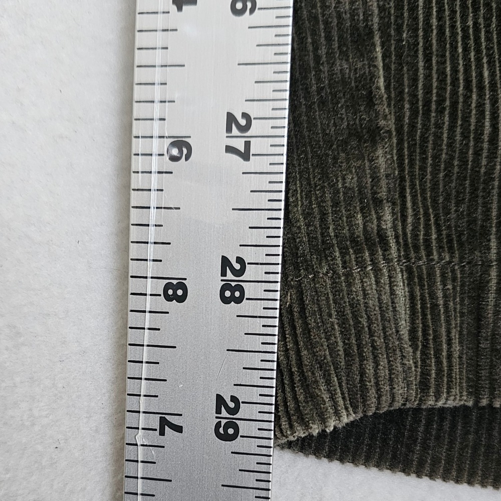 Brooks Brothers Mens Olive Green Corduroy Pants 36x30 Straight Leg Cotton Blend - Picture 3 of 8